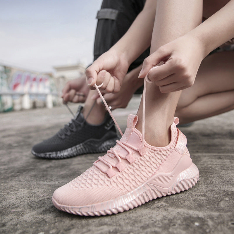 Breathable Women's Sports Shoes - Casual Slip-on Style