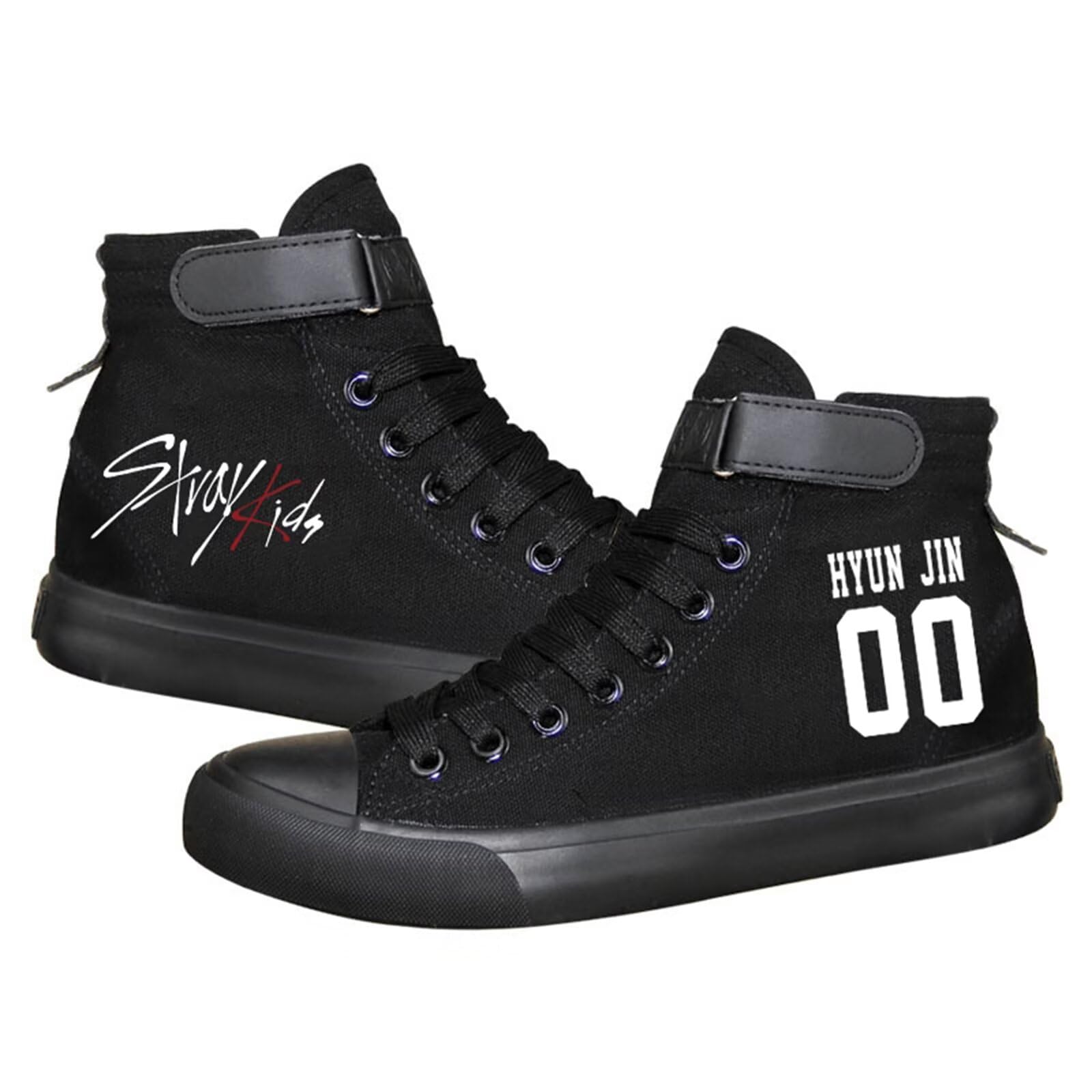 KPOP Stray Kids Merch Shoes Sneakers Bang Chan Lee Know ChangBin Han I.N Felix HyunJin Seungmin Hiphop High-Top Canvas Shoes