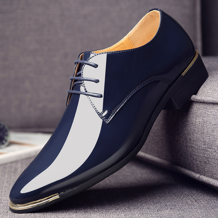 Men's Quality Patent Leather Shoes (Zapatos de Hombre)