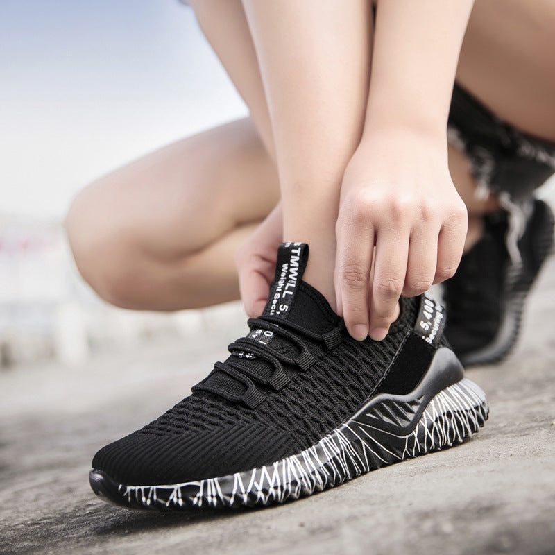 Breathable Women's Sports Shoes - Casual Slip-on Style