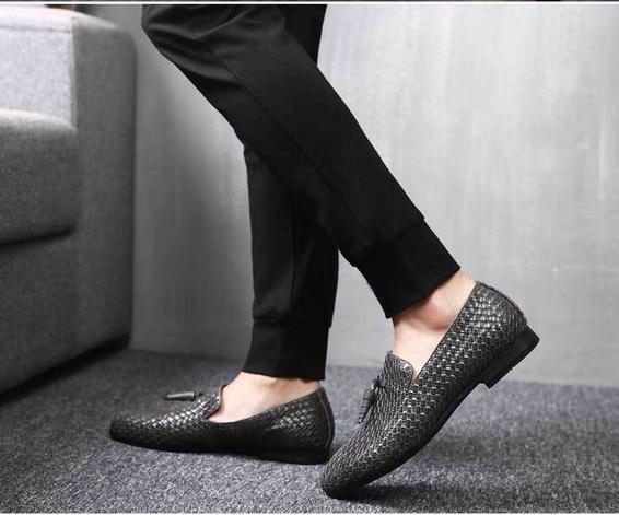 Tassel Leather Shoes for Men - British Style