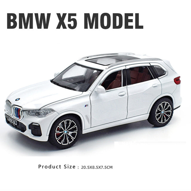 1:24 X5 Alloy Car Model with Sound and Light Features