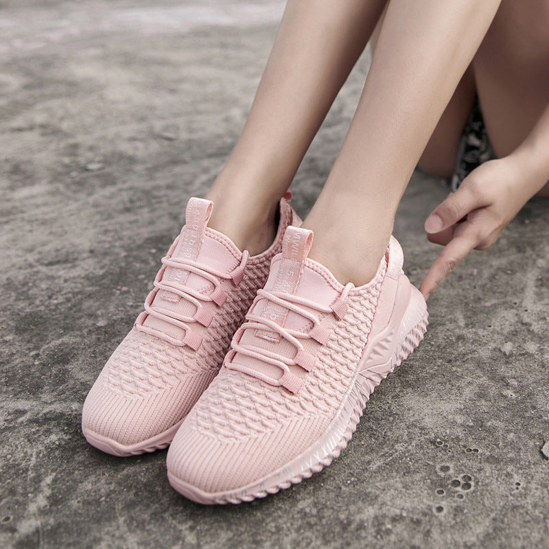 Breathable Women's Sports Shoes - Casual Slip-on Style