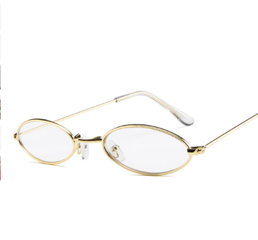 2018 Korean Metal Oval Sunglasses for Men & Women