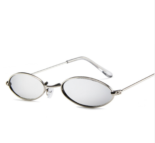 2018 Korean Metal Oval Sunglasses for Men & Women
