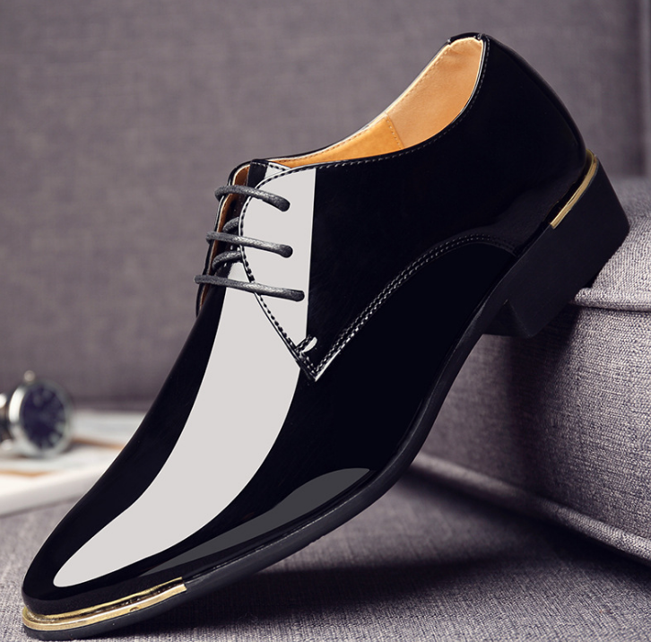 Men's Quality Patent Leather Shoes (Zapatos de Hombre)