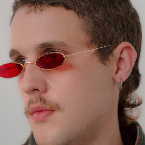 2018 Korean Metal Oval Sunglasses for Men & Women